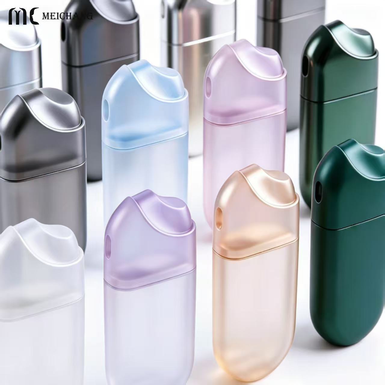 10ml, 15ml, 20ml Pebble Shaped Refillable Fine Mist Spray Bottle (MC-1211)
