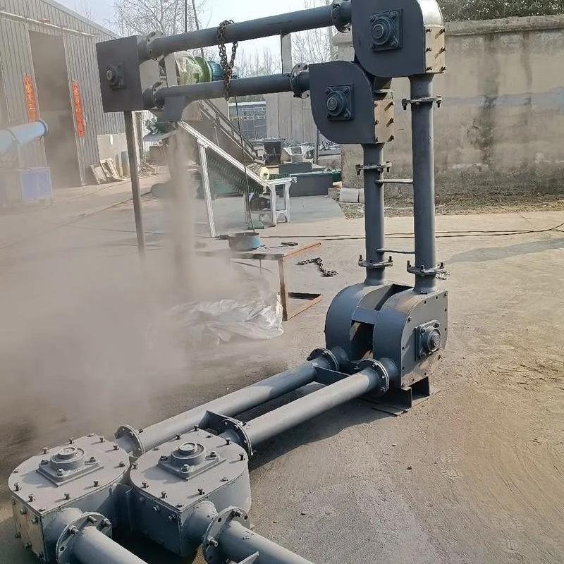 Automatic Enclosed Tube Chain Conveyor Customized Length For Bulk Material Handling