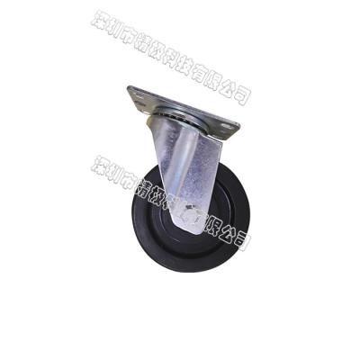 ESD 3 Inch Rubber Swivel Wheels Flat No Brake Anti Static 75x32mm