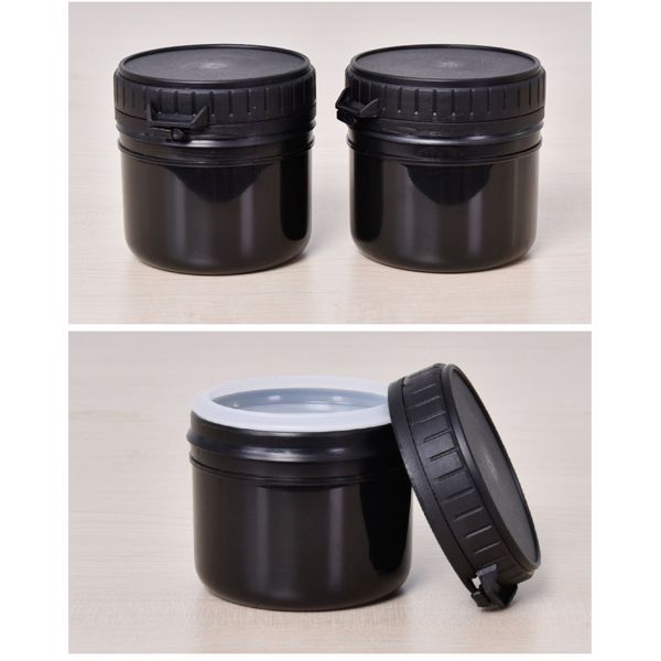 300ml 10oz HDPE Plastic Jar for Household Cooking Sauce Powder Storage Screw and Pop Cap