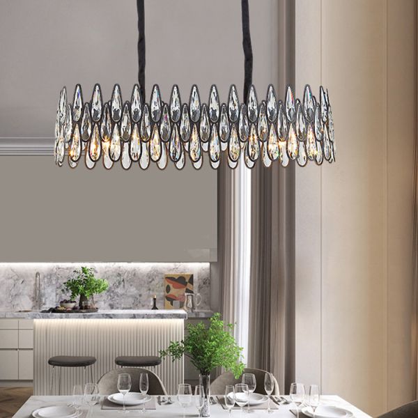 Lámpara pendiente ra80 de Art Luxury Style Postmodern Crystal