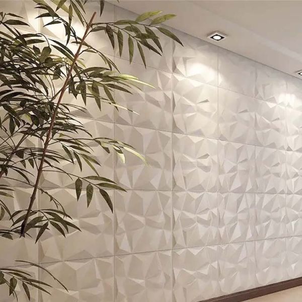 Luxury Living Room TV Background 500mm*50mm ПВХ 3D стена с современным дизайном