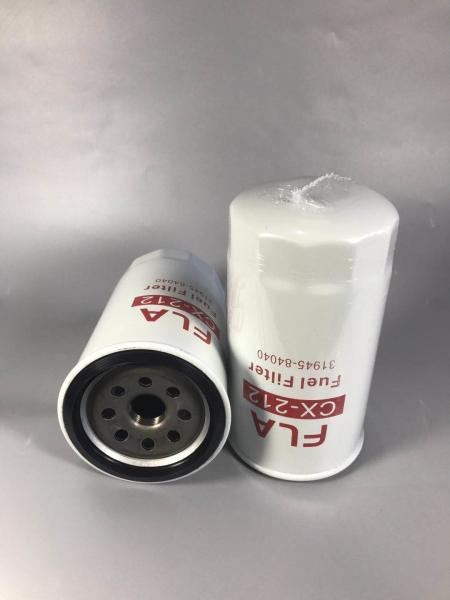 Smooth Flow Excavator Fuel Filter Synthetic Rubber Seal Safety Valve Anti Drainback