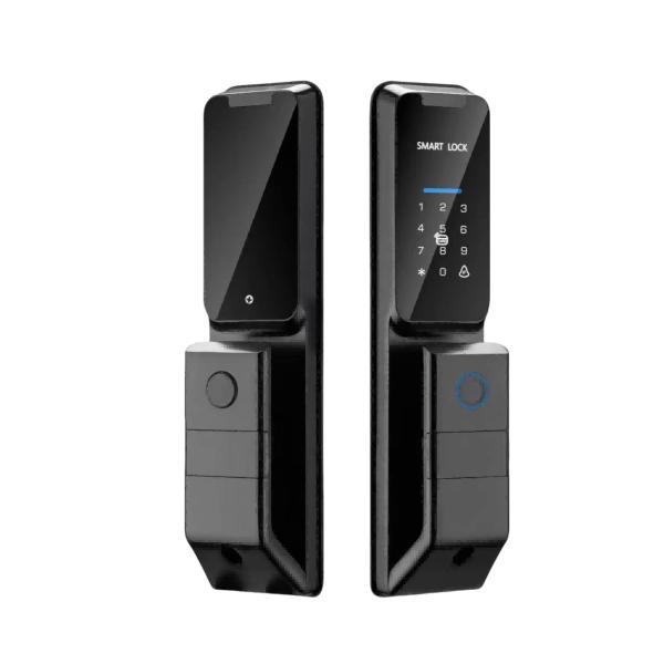 Wifi Fingerprint Door Lock Aluminum Alloy Tuya Digital Door Lock 35mm - 60mm