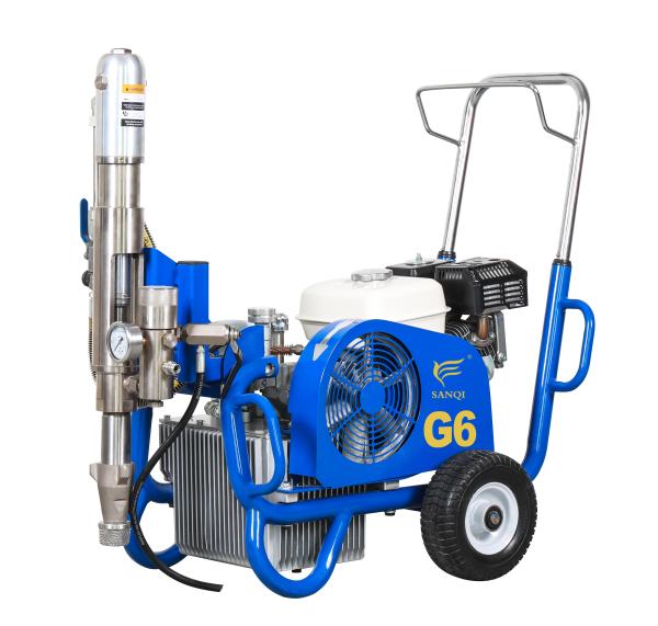 Hydraulic Paint Spraying Machine High Pressure Polyurethane Epoxy Spray Equipment 60L