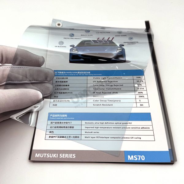 PET 80% VLT Car Nano Ceramic Window Tint Film Window Privacy Film 2 Mil
