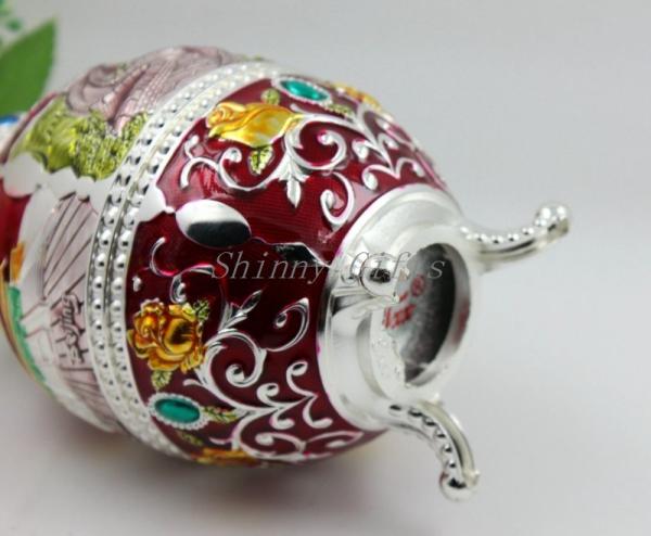 Shinny Gifts Luxury Retro Metal Automatic Toothpick Holder Decor Toothpick boxes