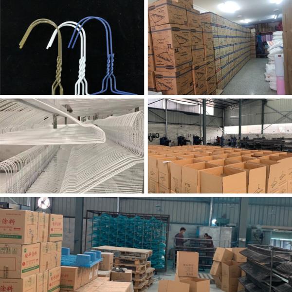14.5 Gauge Clothes Wire Hanger Powder Coated Surface 21cm Hanger Height