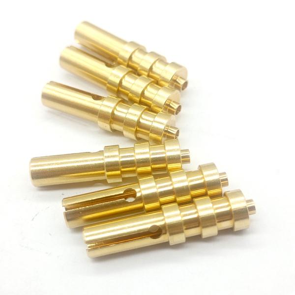Custom Machined C11000 C12200 Copper Grounding Pin With Acid Pickling Finish