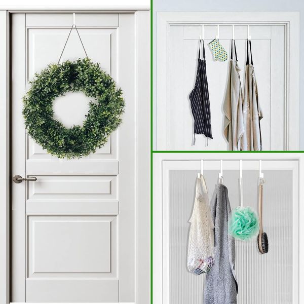 1-2 мм толщины Z-образный над дверью крючок дверной вешалки для виселицы одежды и обуви