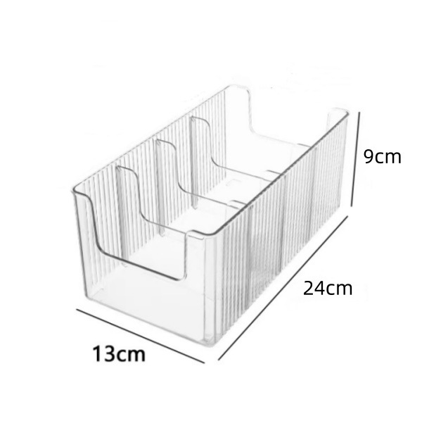 High Quality Household Transparent Cosmetics Spice Storage Box Arrangement Display Stand Plastic Desktop Organizer
