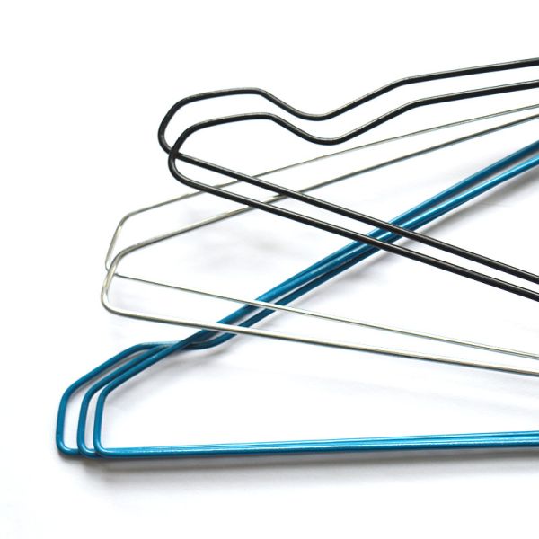 Sturdy And Durable Steel Coat Hangers Made From Galvanized Wire Offering Strong Support For Garment Display And Storage