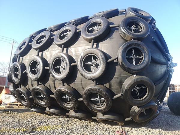 BV Inflatable Mooring Buoy Rubber Fender For Ship Protection