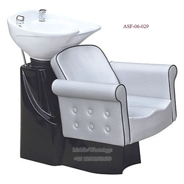 ASF-06-029 Factory Price White Color Luxury Electric Shampoo Chair Manufacturer