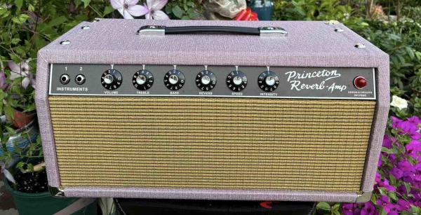 Custom Handwired '64 Custom Princeton Reverb Valve 1x10 Electric Guitar Amplifier Head & Combo