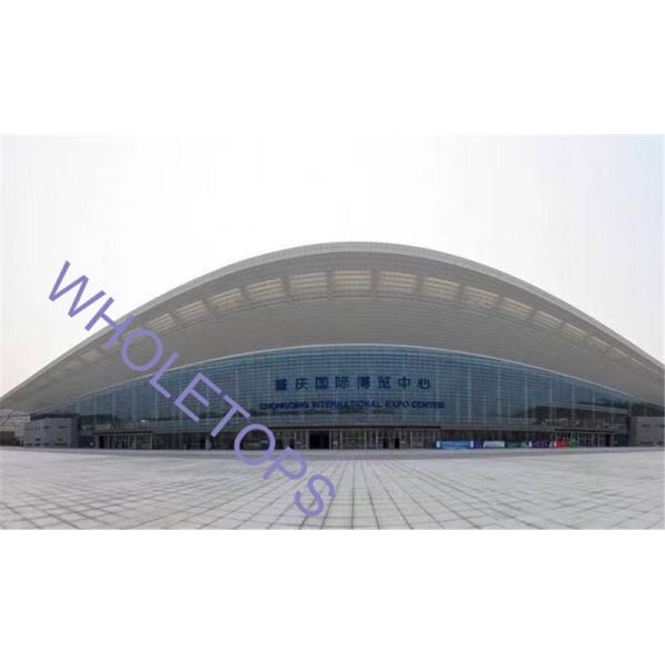 High Strength 800×800mm 6.0mm Perforated Metal Panel Facade For Exhibition Center