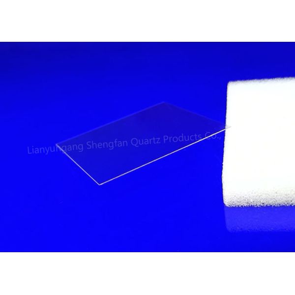 ULTRAVIOLETA transparente de cuarzo fundido de la hoja óptica del vidrio