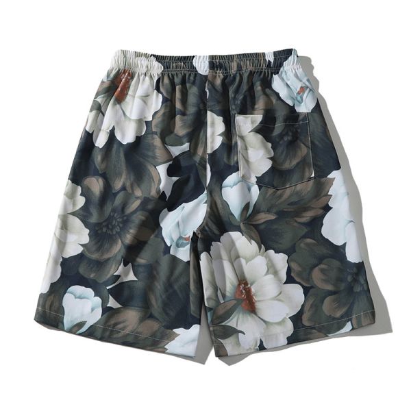 2022 Summer Oil Painting Flowers Cool Thin Art Pants Men