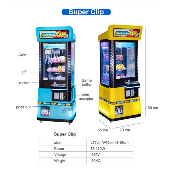 Commercial Full Size Claw Crane Machines Doll Theme House FEC Mall Toy Catcher Vending Arcade Machine