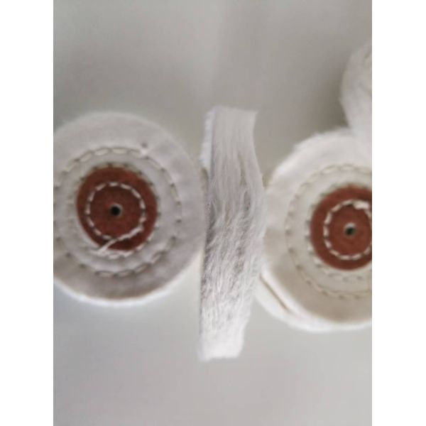 Cloth-based 4inch*50layer Cotton Buffing Wheel for Polishing Jewelry and Mirror Finishes