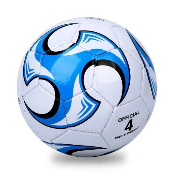 Custom Logo PVC Machine Sewn Training Soccer Ball Size 5 Official Football with Design
