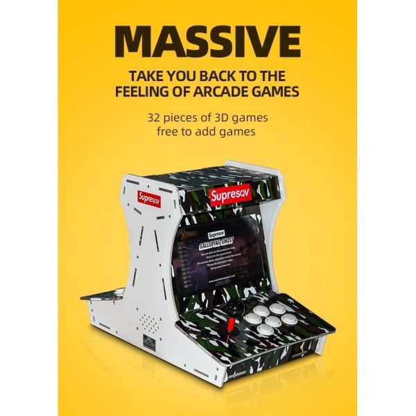 Home Arcade Video Game Machine / Coin Pusher Street Table Game Machine