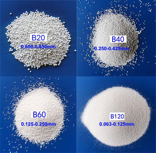 B40 B60 B120 B205 Ceramic Bead Blasting Meida For Artificial Joint And Golf Head