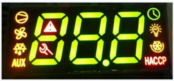 Visor de sete segmentos SMD de 3 dígitos Ânodo comum de 0,53 polegadas para gráficos