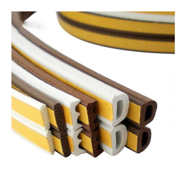 3-50mm Width CLJ EPDM Foam Weatherstripping for Window and Door Seals 3-25mm Pile Height BLACK/GRAY/BROWN/WHITHE/OTHER Colors