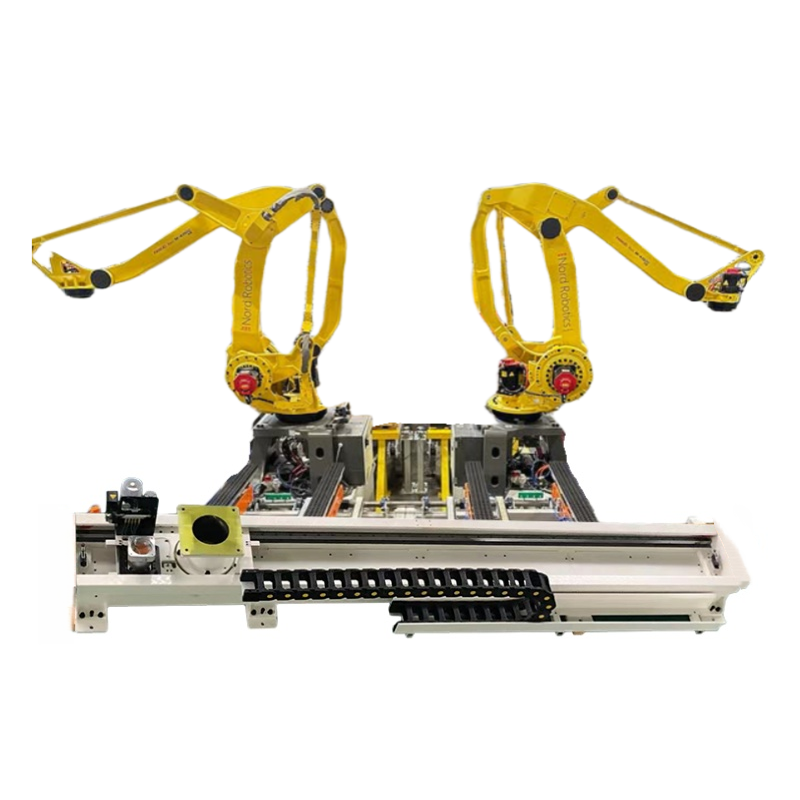 FANUC M-410iC/315 315 kg Payload ±0.5mm Repeatability 4 Axis Industrial Palletizer Robot with Robot Gripper