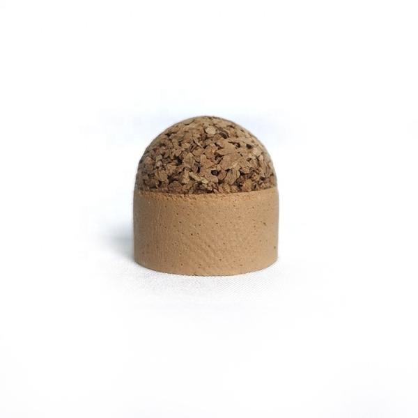 2 Layers Taiwan Fiber Badminton Feather Cork Shuttlecock Head With PU Material
