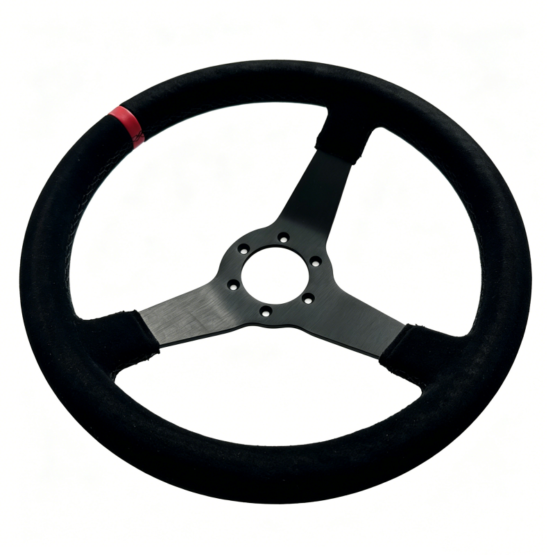 14 Inch 350MM Suede Racing Car Steering Motorsport Steering Wheel