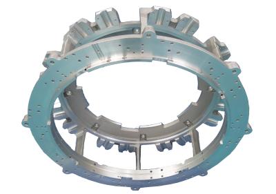 Double Plate Textile Machine Components , Precision Machining Casting Aluminum Parts