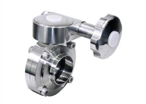 1.5 Inch Sanitary Butterfly Valve With Pneumatic Actuator For Petroleum