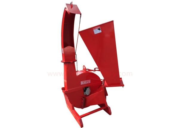 Tractor Self Feeding Wood Chipper Shredder Machine With 6 Inches Chipping Capacity