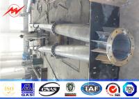 Ligne octogonale tour unipolaire 132kv de 60ft 65ft 75ft Tranmission
