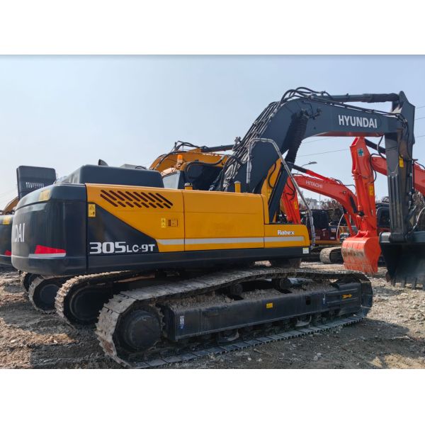 Corée Marque 1,44 m3 Capacité de seau utilisée Hyundai 305 Excavators 30 T Mining Digger Machine