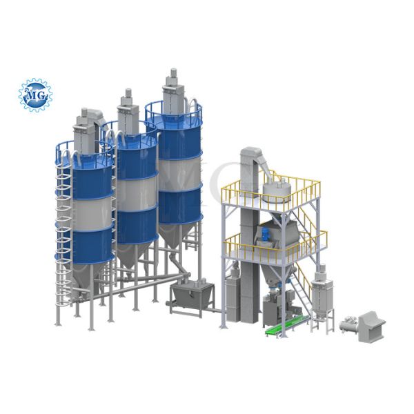 High Speed Mixing Dry Powder Mortar Mixing Equipment Wall Putty Plaster Mixer Machine Tile Adhesive Production Line