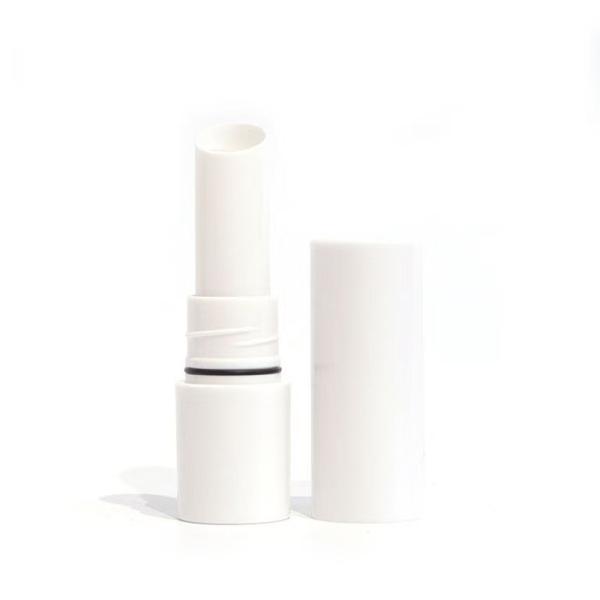 Metallic Lipstick Tube with Screen Printing Lip Gloss Container and Plastic Balm Tube Closure