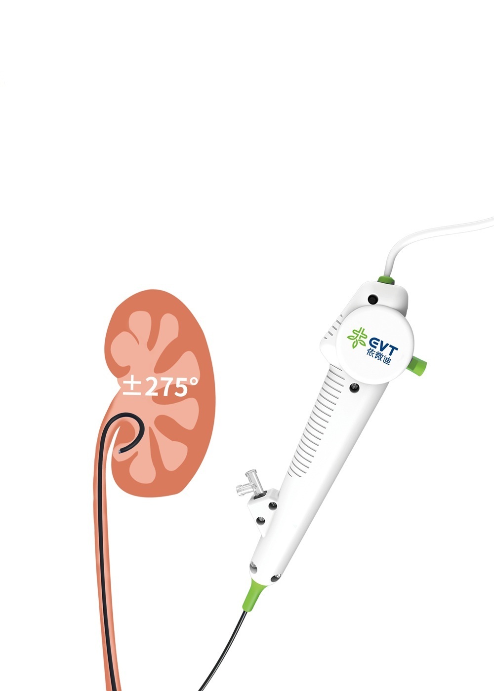 CE MDR Certification Ultra-Slim Disposable Flexible Ureteroscope for Advanced Stone Management