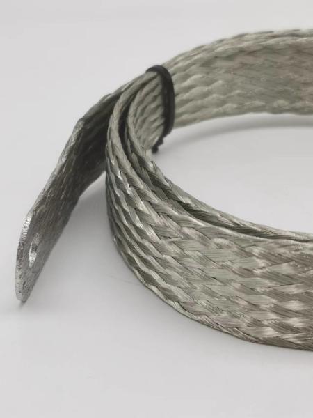 High Corrosion Resistance Braided Copper Connectors Tin Plated Cable Braiding