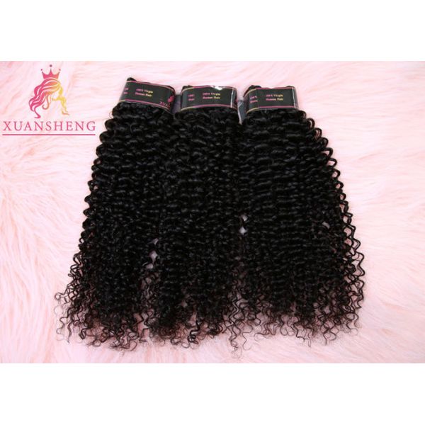 Full Cuticle Malaysian 100% Virgin Indian Human Hair Deep Curly Extensions