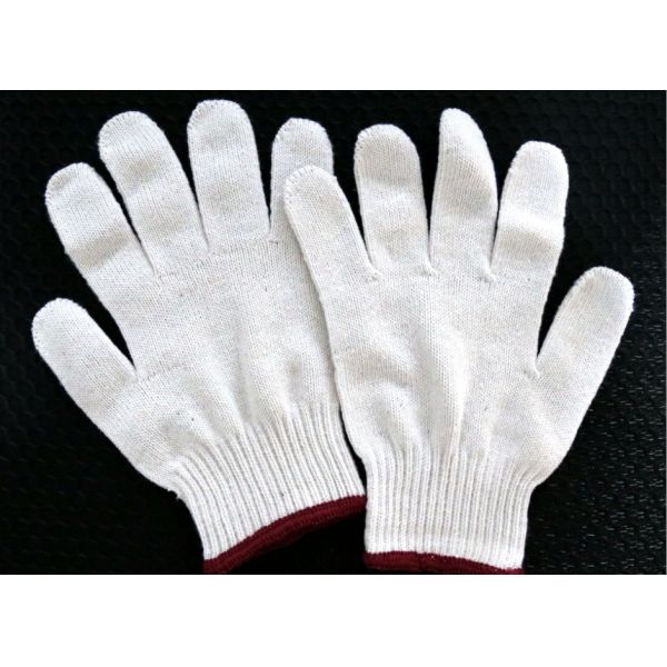 Длины перчаток 210mm безопасности PPE хлопка размер материальной ориентированный на заказчика