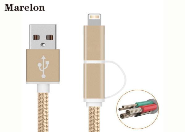 Copper Wire Computer USB Data Cable / Mobile Phone Cables Increases Durability