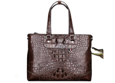 2019 new crocodile leather handbag horizontal business briefcase for man