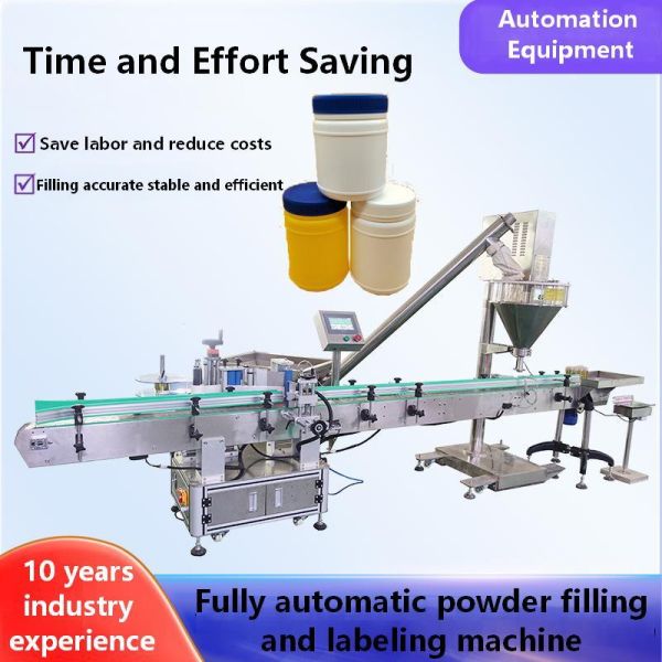 Customized cosmetic powder filling machinery CH-300 fully automatic powder filling production line