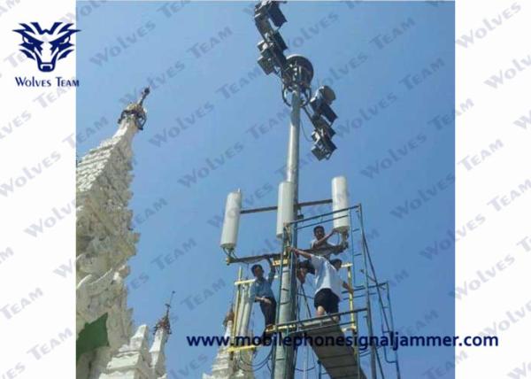 High Protection Cell Phone Jamming Device 300 Meter GSM 3G 4G Multi Band Durable