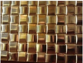 China Hammered Metal Sheet Stainless Steel Color Sheet For 5 Star Hotel Cladding Wall System