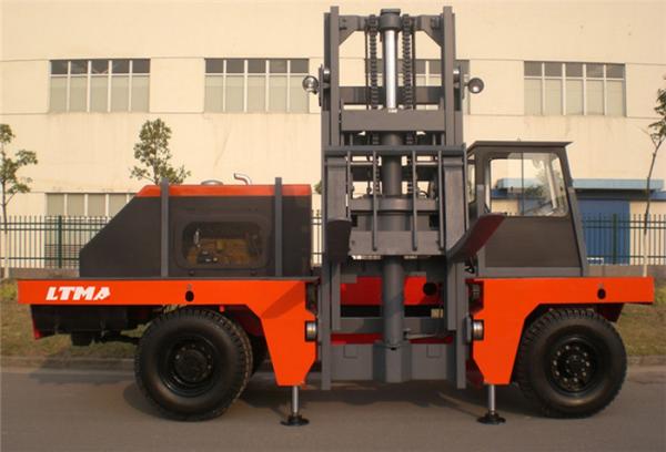 LTMG 10 Ton Side loader Forklift Trucks hydraulic lift truck with SGS CE Certificate