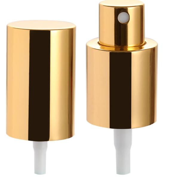 24mm High Gold Aluminum Mist Sprayer For Plastic Bottle